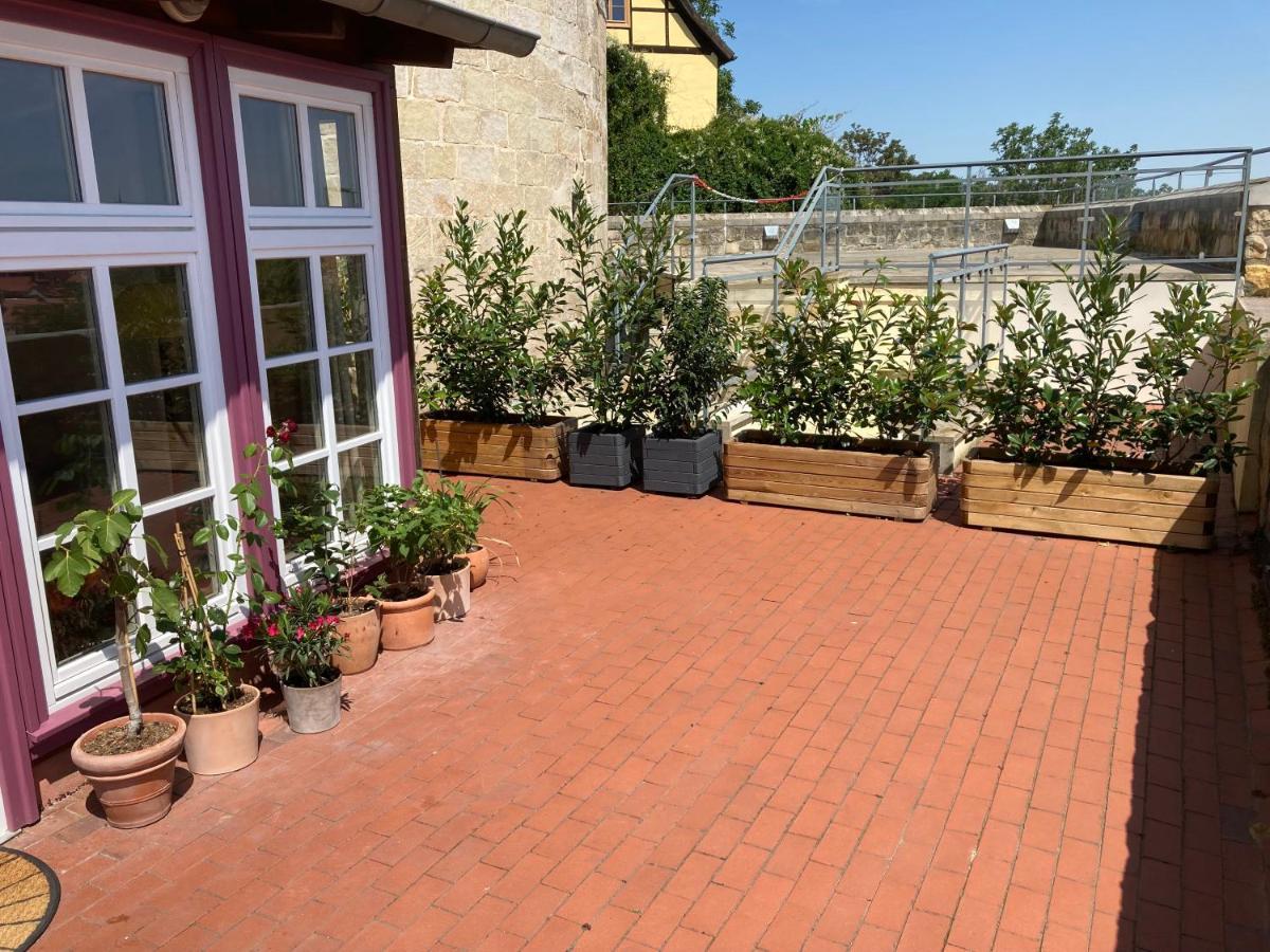 Ferienhaus Sankt Marien Auf Dem Muenzenberg Quedlinburg Esterno foto